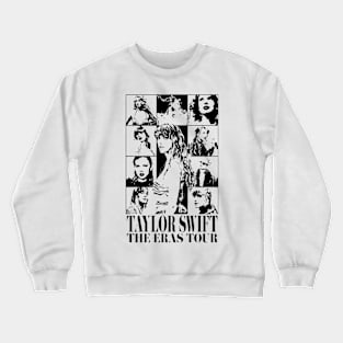 Taylor Swift The Eras Tour Black Crewneck Sweatshirt